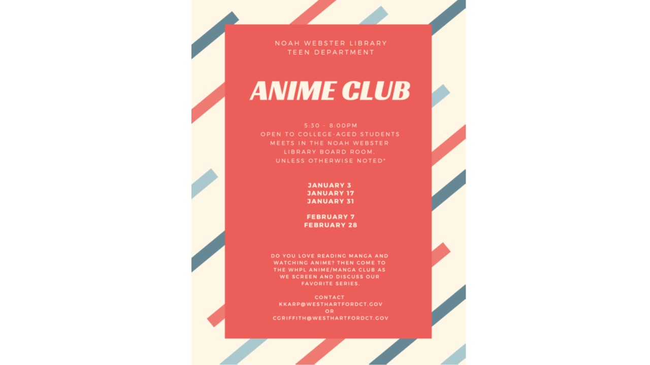 anime club flyer