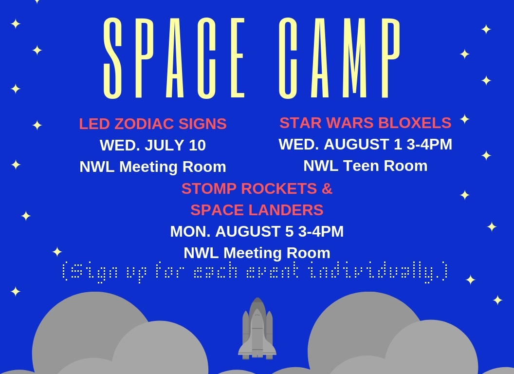 space camp led zodiac bloxels rocket 