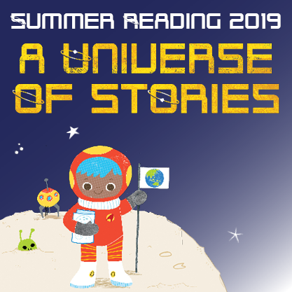 Summer Reading 2019 - A Universe of Stories logo