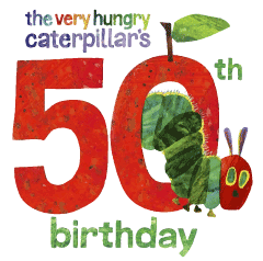 The Very Hungry Caterpillar 50th Birthday party - logo