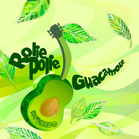 Rolie Polie Guacamole - Avocado Logo