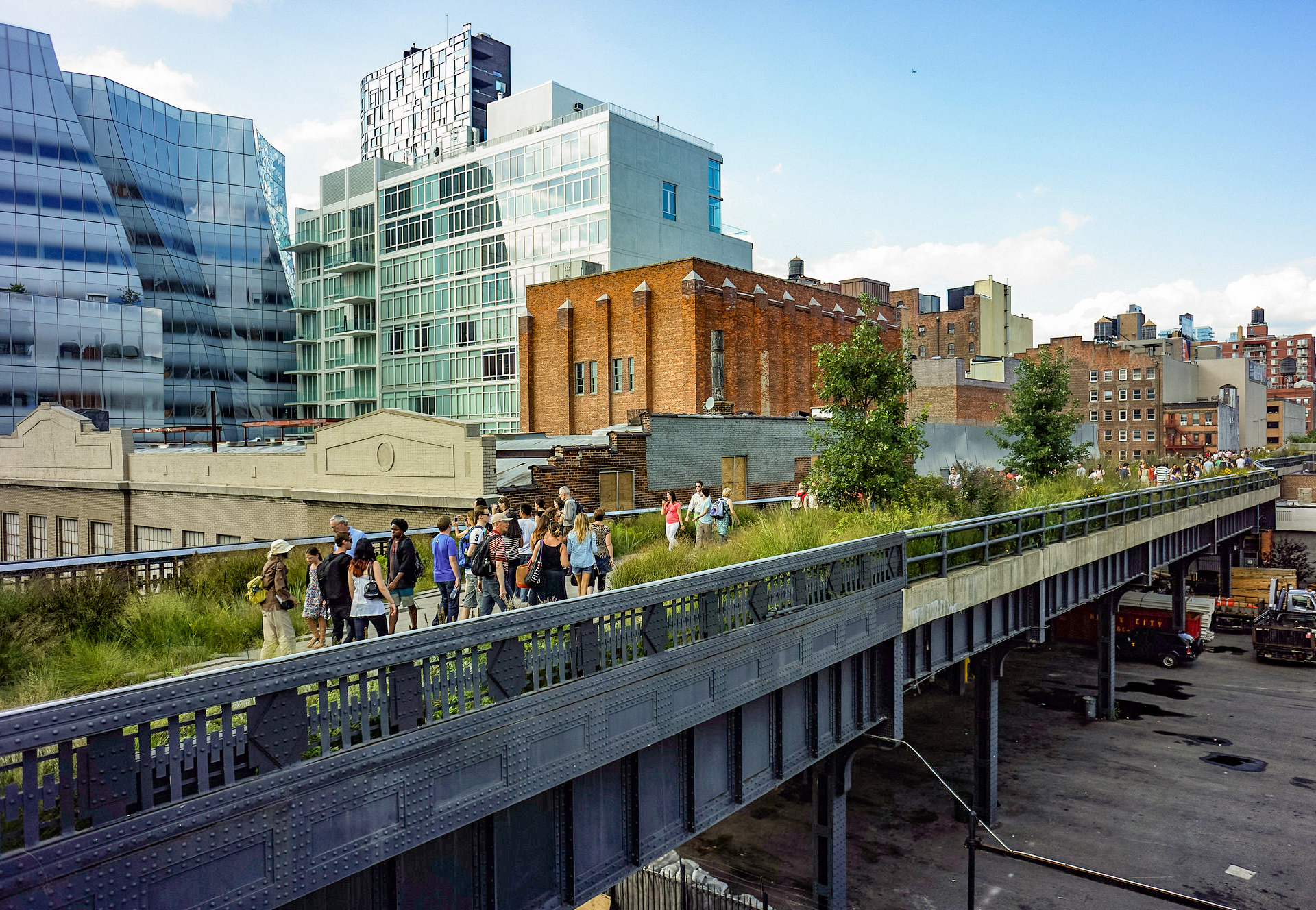 Photo of NYC High-Line, designed by Piet Oudolf