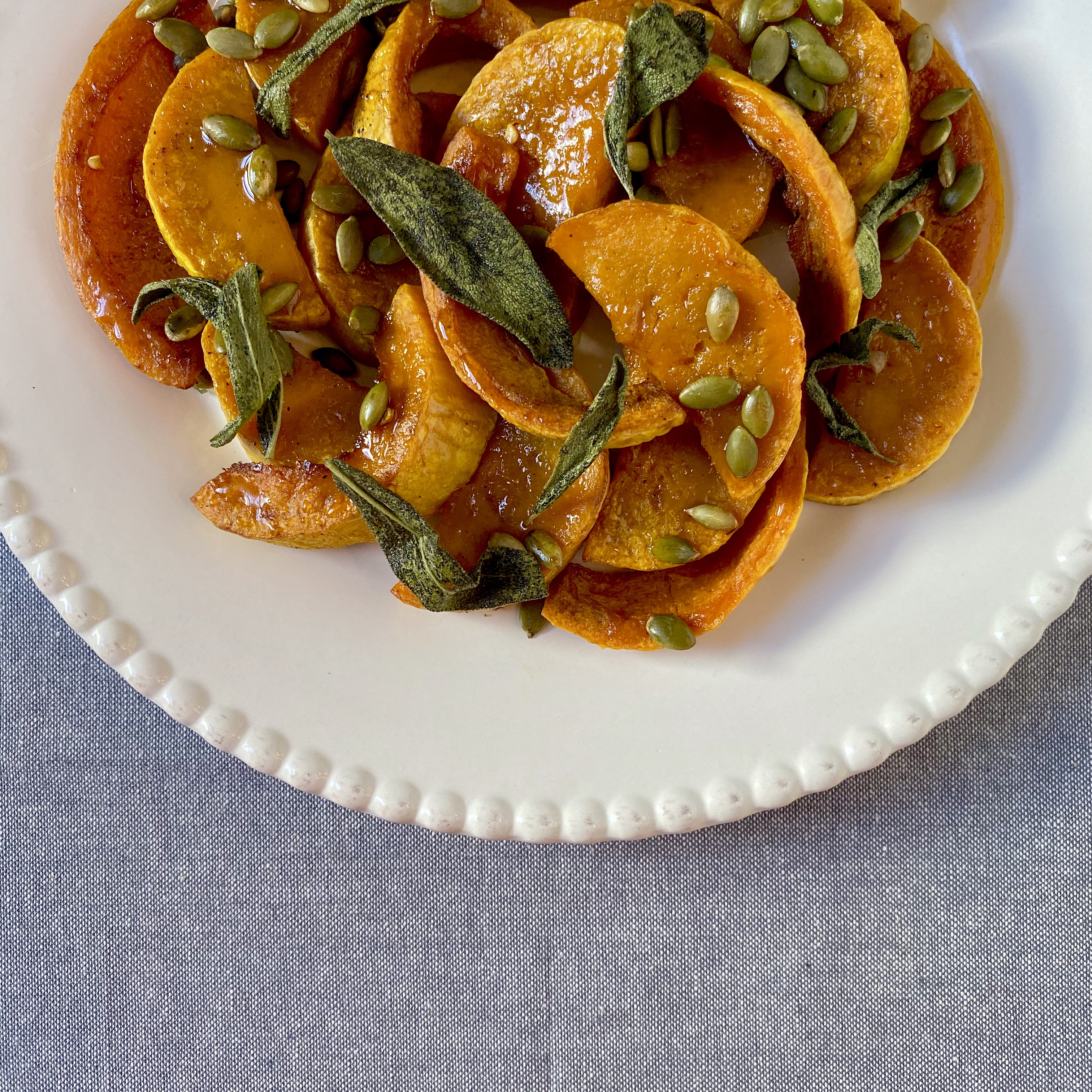 Roasted squash and sage