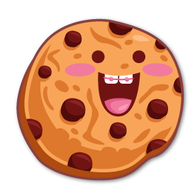 smiling cookie - image