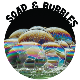 Soap & Bubbles Sensory Play circle logo