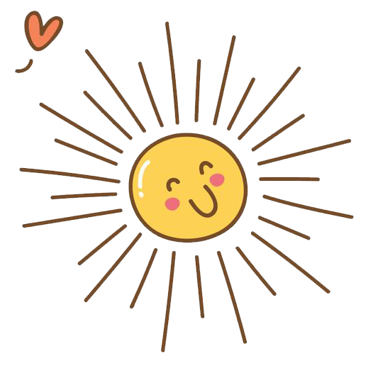 Sunny Stories smiling sun - illustration