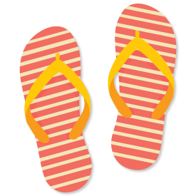 Faxon Fun - summer flip-flops image