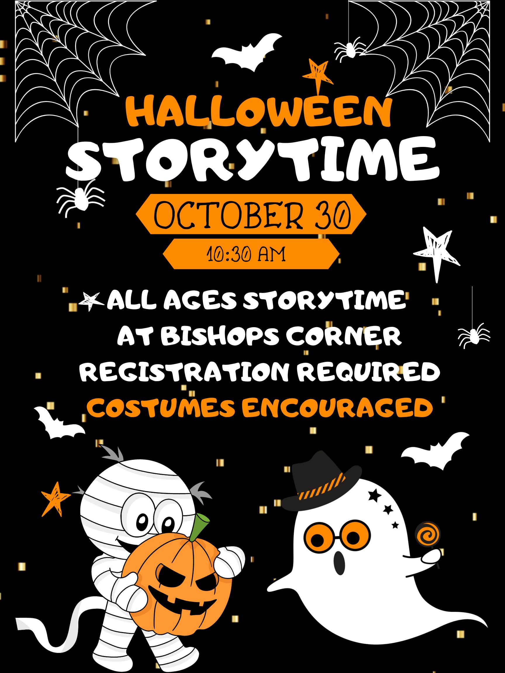 Halloween Storytime at Bishops Corner