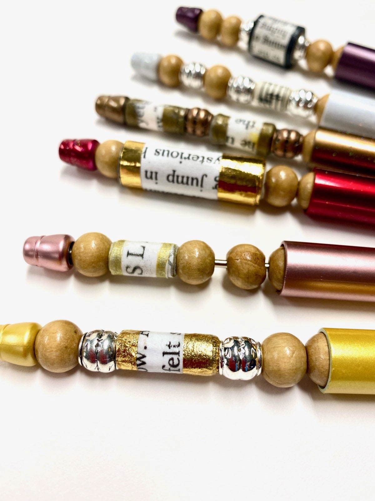 Crafting with Kate: Beaded Book Art Pens