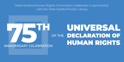 75th Aniversary Celebration of the Universal Declaration of Human Right - graphic image