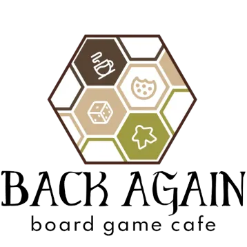 Back Again Board Game Café - logo
