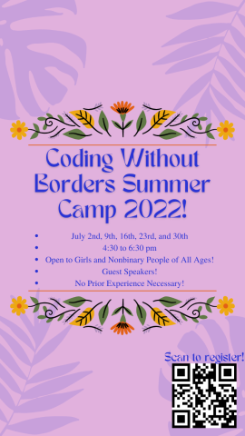 Coding Without Borders flyer
