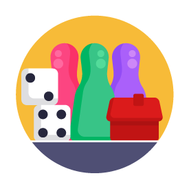 Board game pieces - illustration
