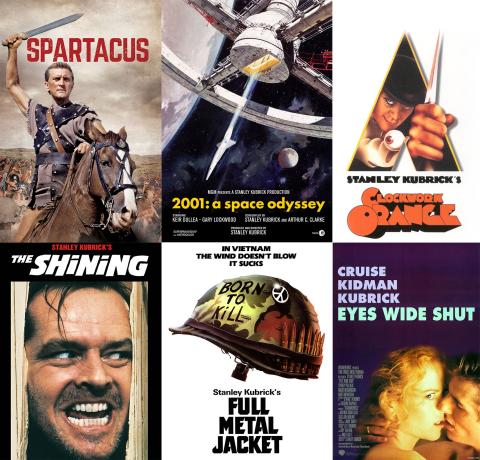 Stanley Kubrick movie posters