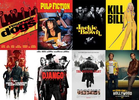 Quentin Tarantino movie posters