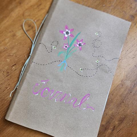 handmade paper journal