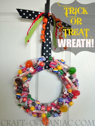 candy wreath