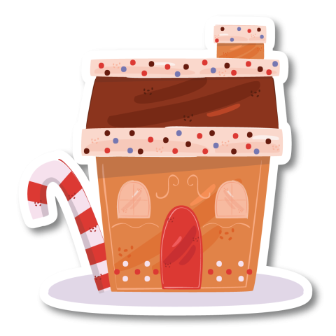 Illustration - Gingerbread House