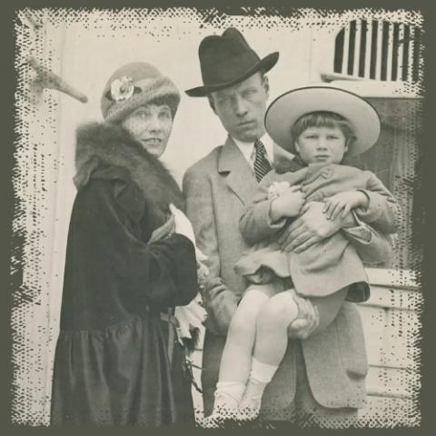 Sinclair Lewis and family