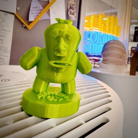 Small 3D printed figurine