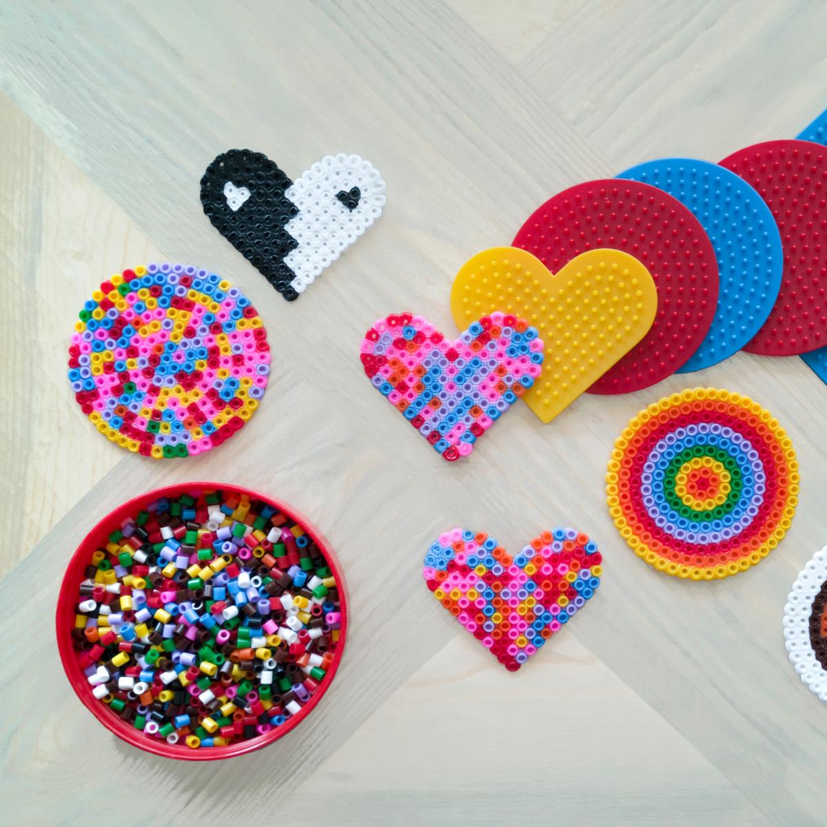 items made out of plastic beads