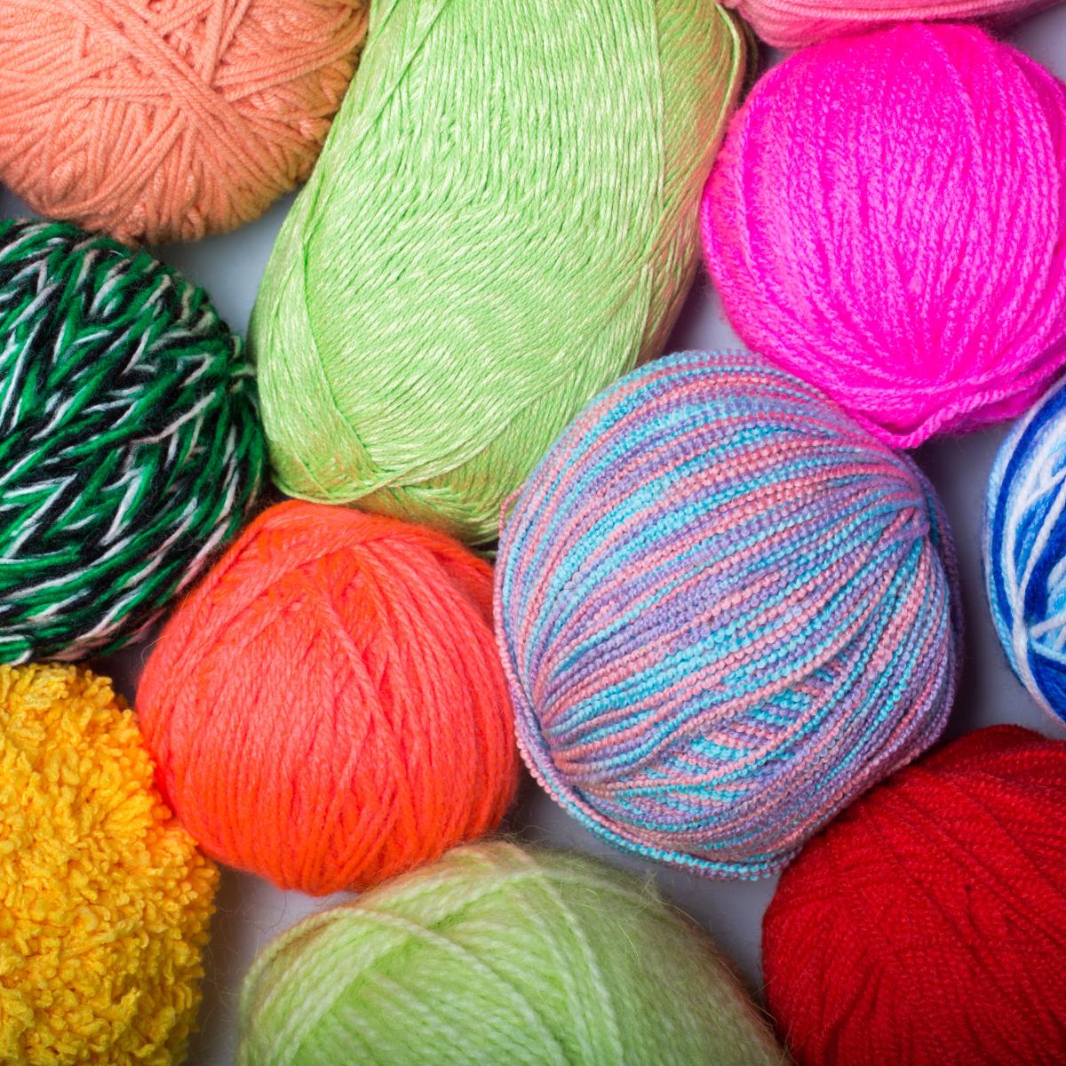 colorful balls of yarn