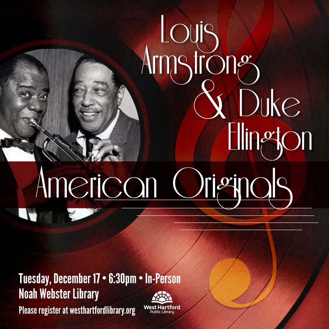 Photo: Louis Armstrong & Duke Ellington