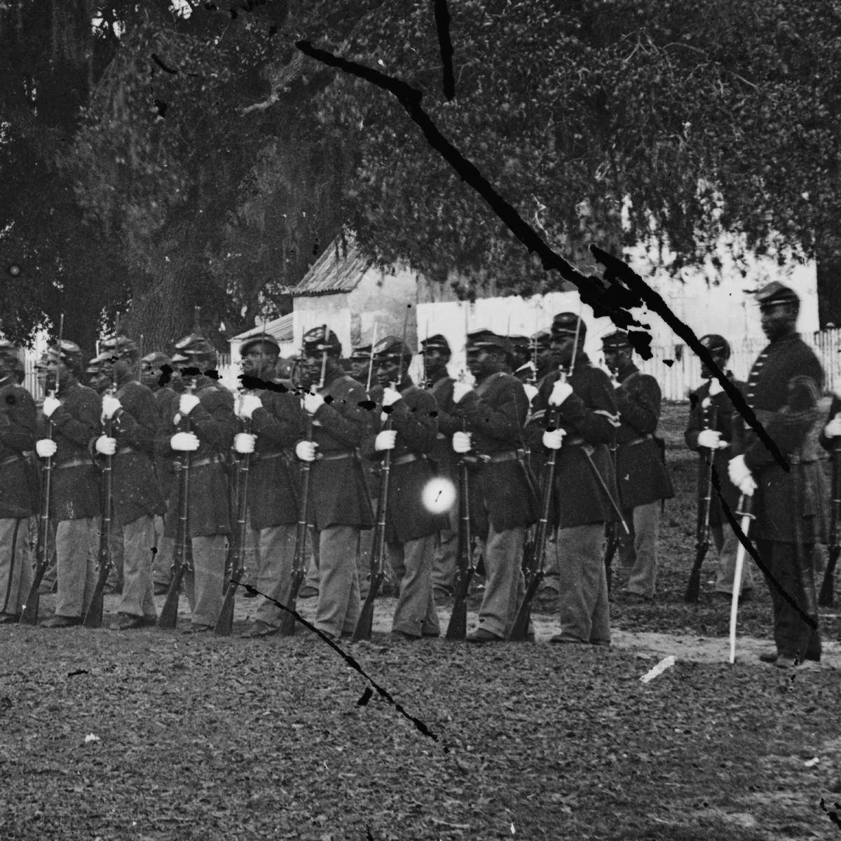 Black Union soldiers during the Civil War