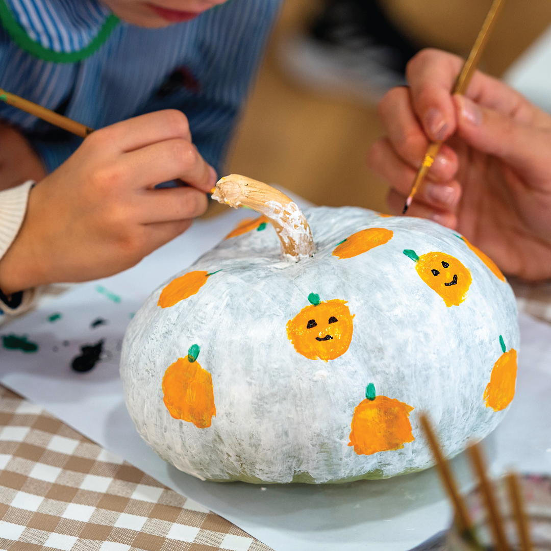 Photo - painted pumpkin