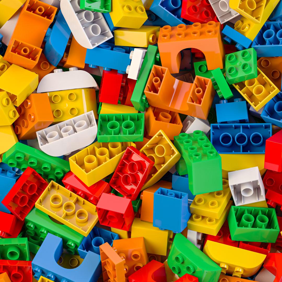 Photo - Lego (c) bricks close-up